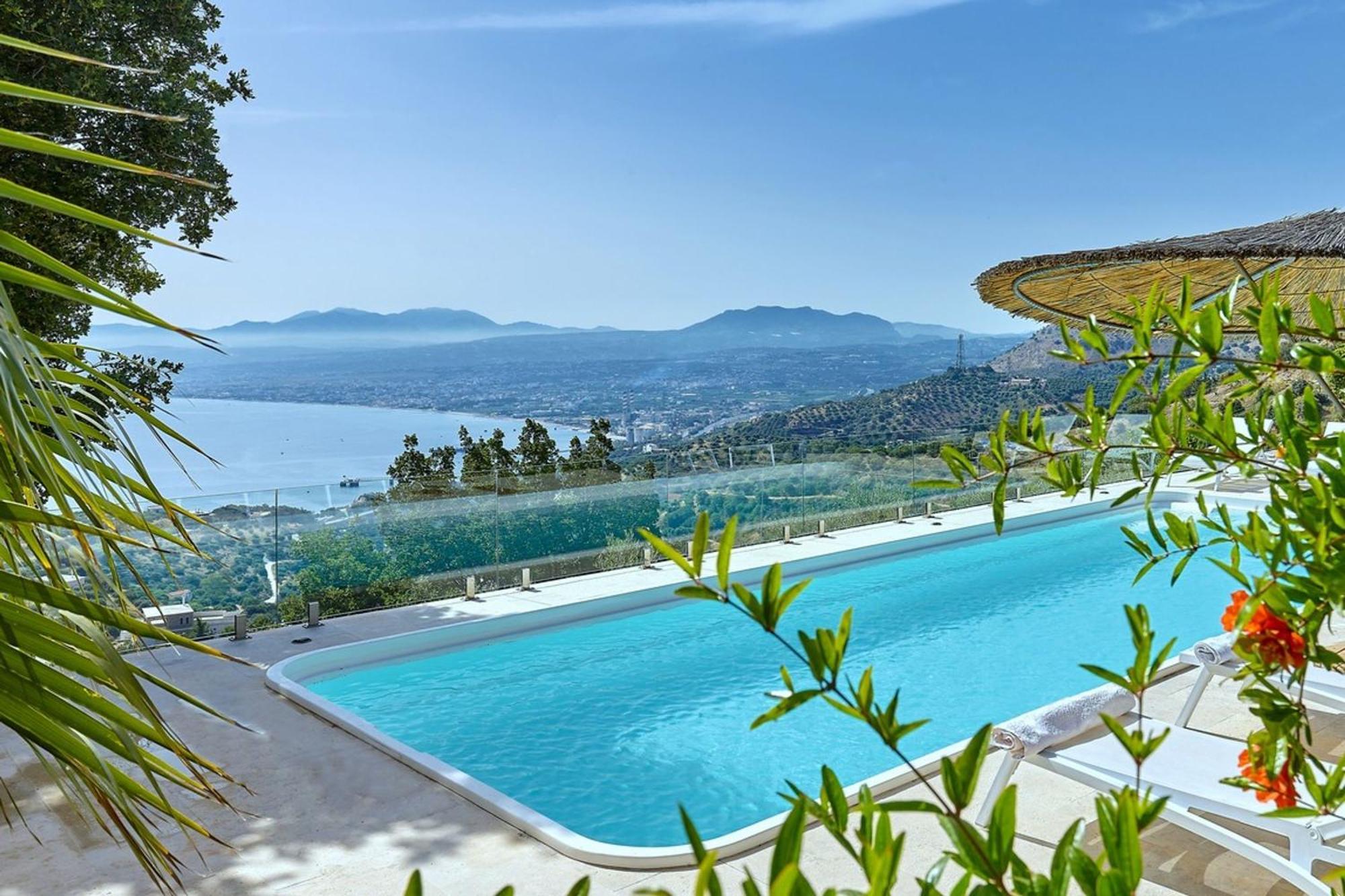 Villa Vollard With Amazing View Pool Heraklion Zewnętrze zdjęcie